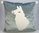 LAAMA-TYYNY 40X40CM HARMAA, VALK.TUPSUT