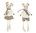 HIIRI 15CM BEIGE-VALKOINEN 2 LAJ. TYTTÖ&POIKA